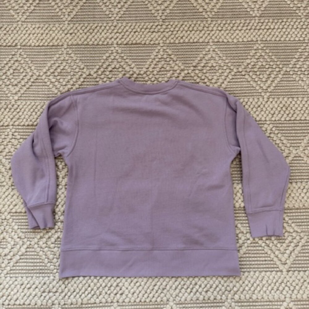 DKNY Women's Soft Long Sleeve Crewneck Comfy Fleece Sweatshirt EUC - Picture 3 of 6